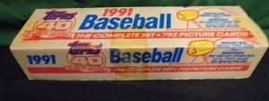 lot 209 image: 1991 Topps Baseball Sealed Complete Set  792 Cards