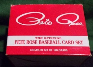 lot 225 image: 1985 The Official Pete Rose Baseball Card Set of 120 Cards by Topps  1986 Sportsflics Rookies