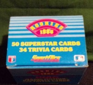 lot 240 image: 1986 Sportflics Rookies (Superstar Cards and Trivia Cards) and 1986 Sportflics Motion Cards and Trivia Cards