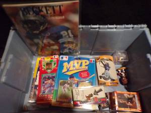 lot 237 image: Tote Full of Memorabilia Items and More