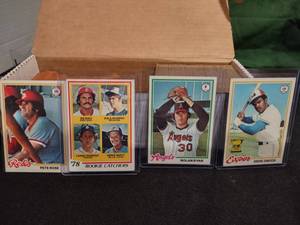 lot 217 image: 1978 Topps Baseball Partial Set