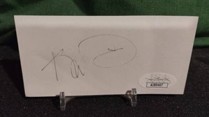 lot 185 image: KEVIN GARNETT Signed INDEX CARD JSA Certified with COA