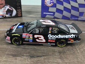 lot 32 image: 1999 Nascar Action Racing Collectibles RCR Dale Earnhardt Monte Carlo #3 Goodwrench  25th Anniversary 132 scale die cast stock car