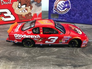 lot 47 image: 2000 Nascar Action Racing Collectibles RCR Dale Earnhardt Monte Carlo #3 GM Goodwrench Service Plus  Taz  No bull 124 scale die cast stock car