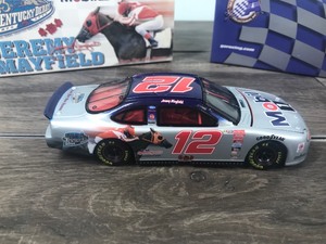 lot 49 image: 1999 Nascar Action Racing Collectibles Jeremy Mayfield Ford Taurus #12 Mobil 1  125th Kentucky Derby 132 scale die cast stock car