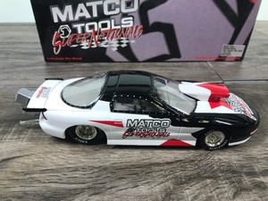 lot 77 image: 1997 NHRA Matco Tools Super Nationals Inaugural Event October 23-26 124 scale die cast Pontiac Pro Stock