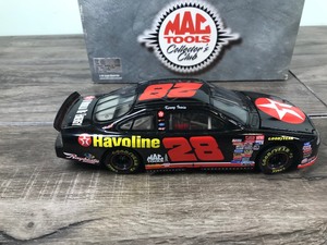 lot 83 image: 1999 Nascar Mac Tools Collectors Club Kenny Irwin Taurus #28  Texaco 124 scale die cast stock cars
