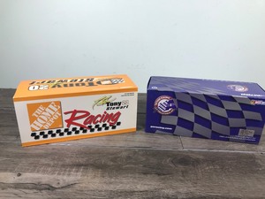 lot 93 image: 1999 Nascar Action Racing Collectibles 24k gold Tony Stewart Pontiac #20  Home Depot 124 scale die cast stock car