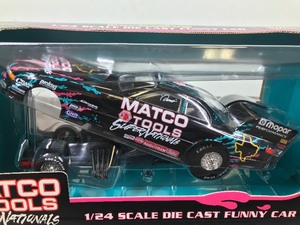 lot 94 image: 1997 NHRA Racing Champions  Matco Tools Inaugural Event Houston, Texas Oct. 23-26 Dean Skuza 124 scale die cast Dodge Funny Car