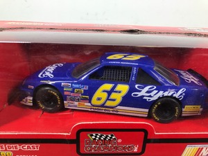 lot 100 image: 1994 Nascar Racing Champions Curtis Markham Pontiac #63  Lysol 124 scale die cast stock car