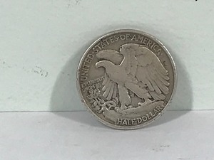 lot 114 image: 1941 WALKING LIBERTY SILVER HALF DOLLAR