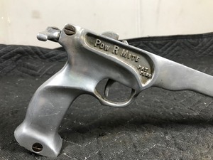 lot 160 image: Vintage handheld Pow R Mite metal crossbow