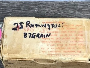 lot 451 image: 50 - 25 Remington 87 grain hi speed mushroom bullets