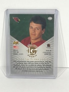 lot 505 image: 1997 Donruss Gold Leaf Jake Plummer Rookie Football Card #162