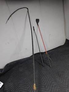 lot 229 image: 3 Horse whips