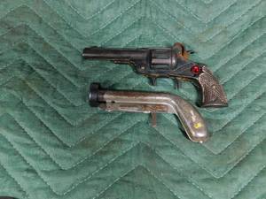 lot 272 image: 2 antique toy pistols