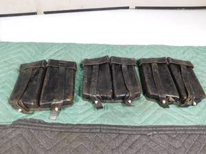 lot 276 image: 3 Berlin ammo pouches