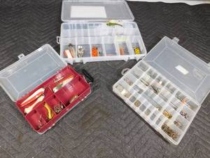 lot 289 image: 3 tackle boxes of tackle
