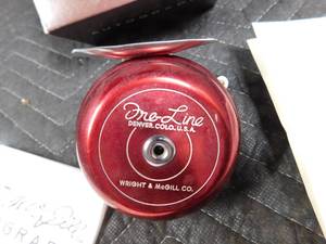 lot 296 image: Vintage Wright & McGill Co. fly reel