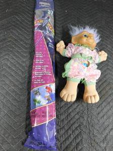 lot 354 image: Troll doll and kite