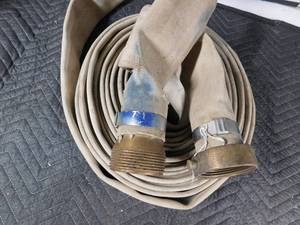 lot 408 image: Vintage fire hose