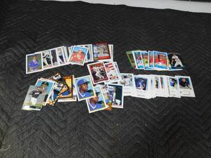 lot 416 image: Lot of Bowman baseball cards w3 topps cards