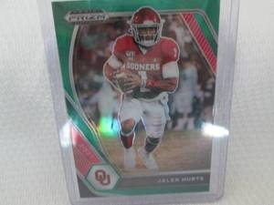 2021 Prizm Jalen Hurts Green Prizm ...