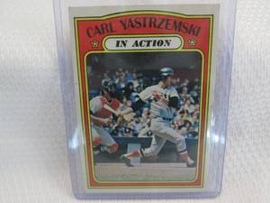 1972 Topps Carl Yastrzemski In Acti...