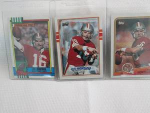 1988 - 1990 Topps Joe Montana Cards...