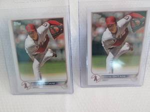 2 2022 Topps Shohei Ohtani Cards...