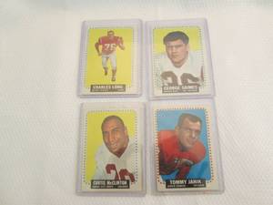 4 1964 Topps Football Cards...