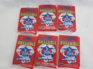 6 1989 Score Baseball Packs...