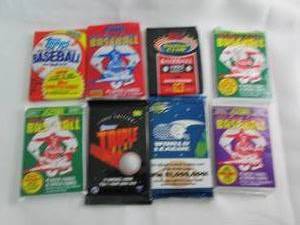 8 Assorted Baseball Packs...