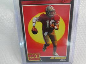 1990 Score Joe Montana Hot Card Ins...