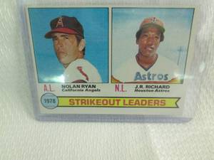 1979 Topps Nolan Ryan Strikeout Lea...