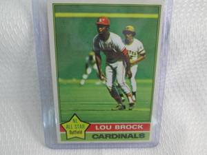 1976 Topps Lou Brock Card...