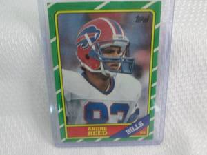 1986 Topps Andre Reed Rookie Card...
