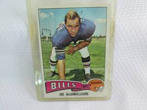 1975 Topps Joe DeLamielleure Card...