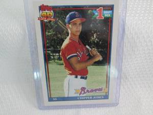 1991 Topps Chipper Jones Rookie Car...