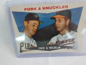 1960 Topps Roy Face & Hoyt Wilhelm ...