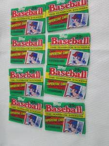 8 1990 Topps Yearbook Stickers Pack...