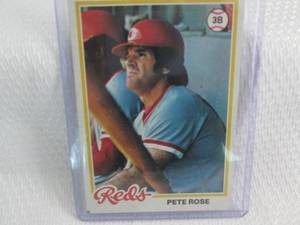 1978 Topps Pete Rose Card...