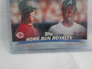 2000 Topps Hank Aaron & Ken Griffey...