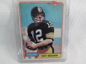 1981 Topps Terry Bradshaw Card...