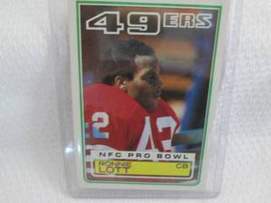 1983 Topps Ronnie Lott Card...