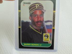 1987 Donruss Barry Bonds Rookie Car...