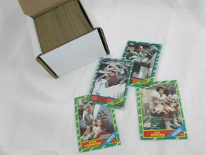 Box Of 1986 Topps Football Cards...