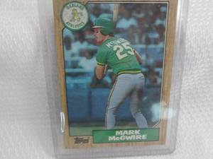 1987 Topps Mark McGwire Card...