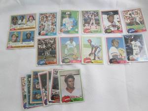 1981 Topps Baseball Cards...