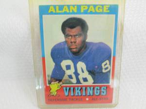 1971 Topps Alan Page Card...